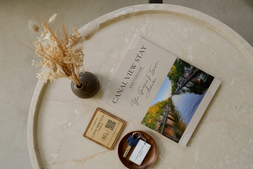 Canal View Stay Amsterdam romantic room with canal view